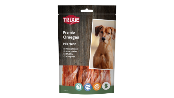 Trixie Premio Omega Stripes Chicken 100g