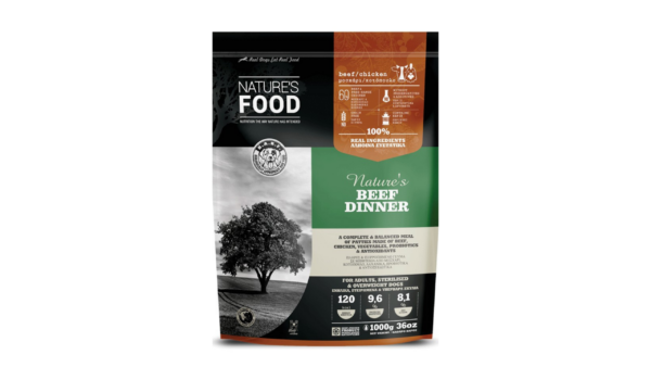 Nature's Food Beef Dinner Patties 1kg