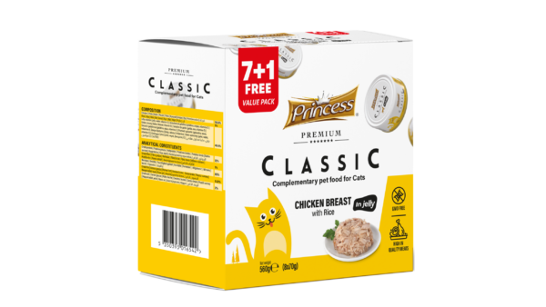 Princess Classic Chicken Breat 8x70g (7+1FREE)
