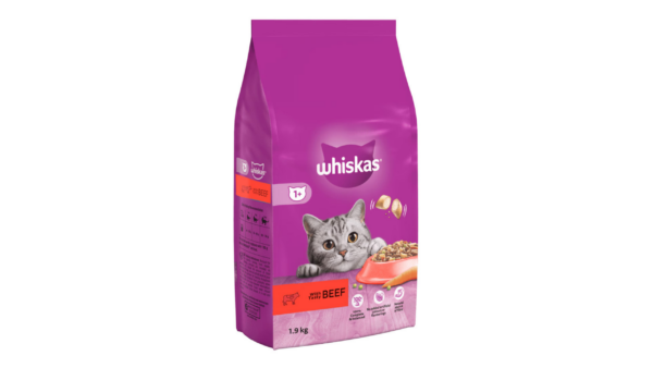 Whiskas Dry Food Beef 1.9kg